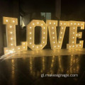 Letters Ilumin Up Outdoor